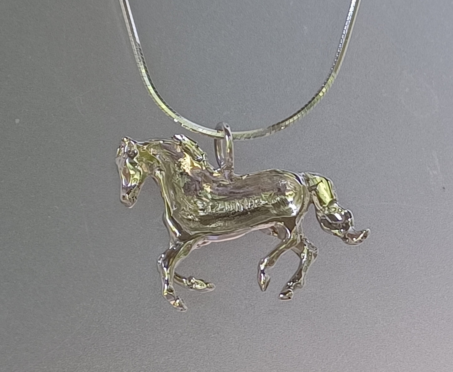 Galloping Horse Charm Pendant ONLY Made in USA Zimmer design