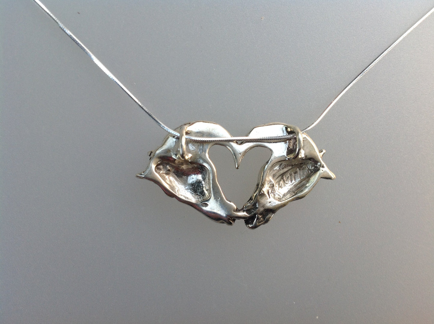 Horses heads heart pendant sterling silver with stone eyes necklace gift for horse lover jewelry Zimmer