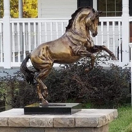 Bronze Horse Sculpture ORDER. Sculpture editions, and commissioned pieces. From Tabletop to Life Size. Zimmer Forge Hill Sculpture