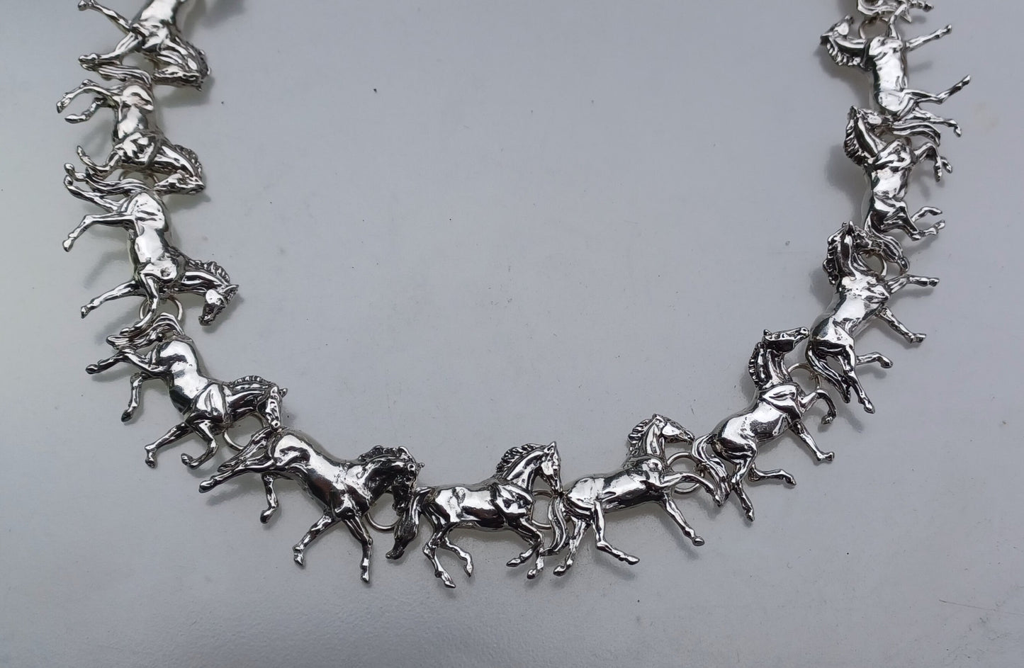ORDER for:  Show Stopping Statement horses All The Way Around necklace.  Sterling silver, Handmade, Bold Artisan Piece.  Zimmer Jewelry