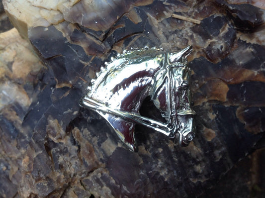Dressage Horse Belt Buckle Pewter Equine Jewelry Art Equestrian