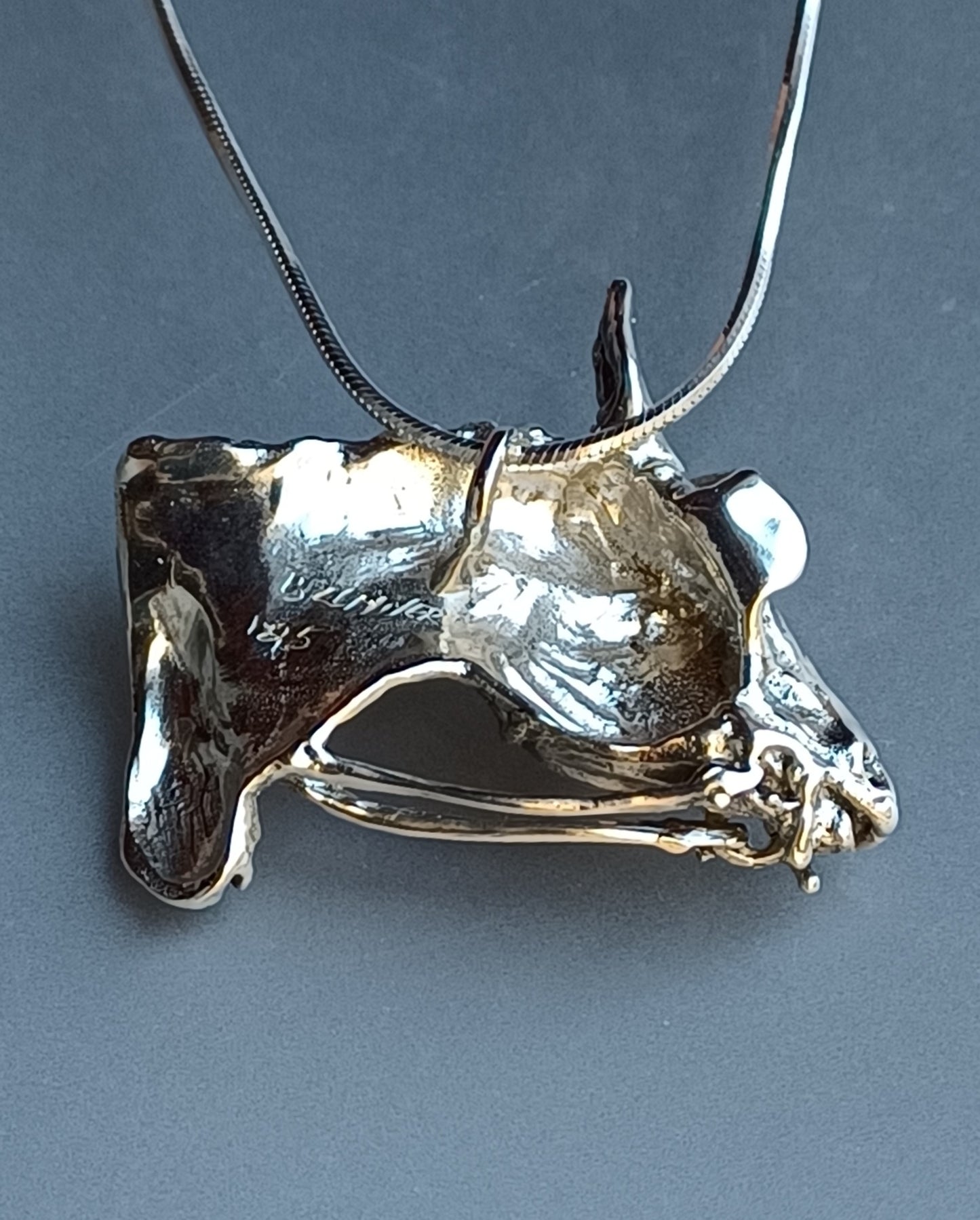 Driving Donkey in Harness X-Large statement pendant and Chain.  Outstanding design!